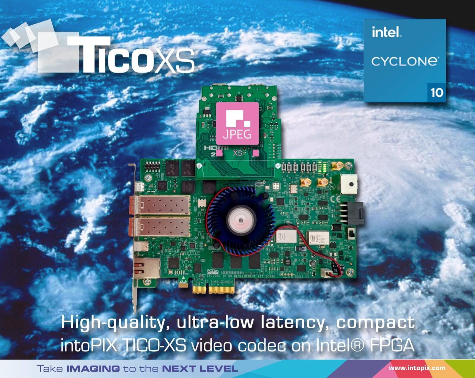 intoPIX delivers new JPEG XS 4K60 HDMI evaluation design on Intel® Cyclone® 10 GX Development Platform